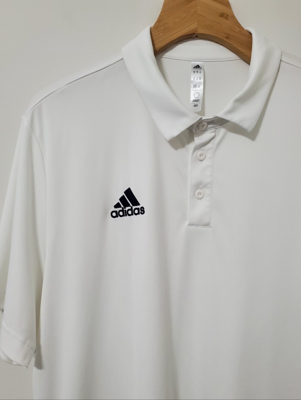 Adidas Aeroready Golf Polo Shirt White Mens XL